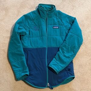 Patagonia Dogfish Head Turquoise and Navy Jacket